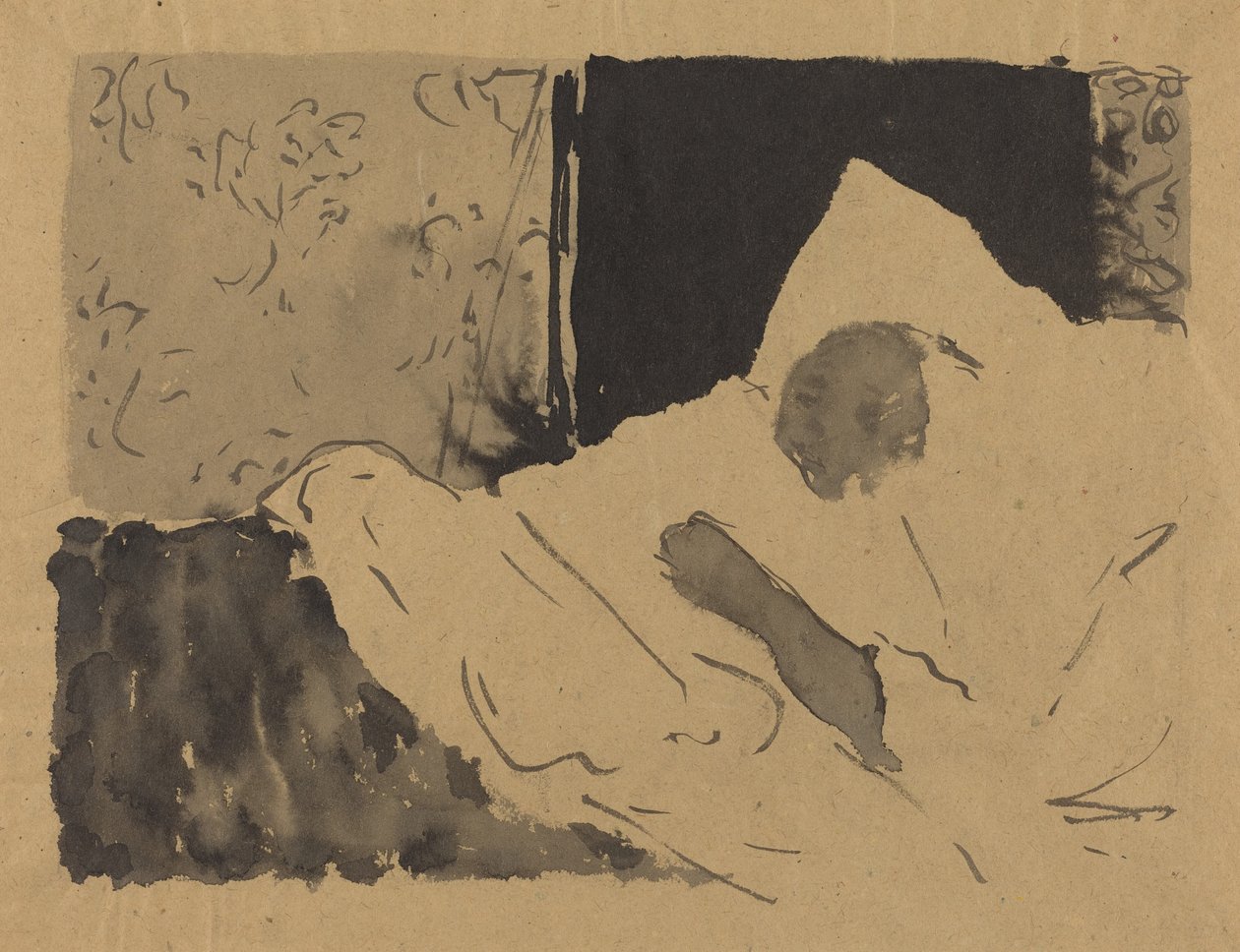 Madame V. Sovende, ca. 1892. af Edouard Vuillard