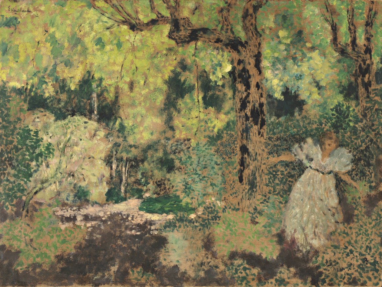Misia i skoven, 1897-1899 af Edouard Vuillard