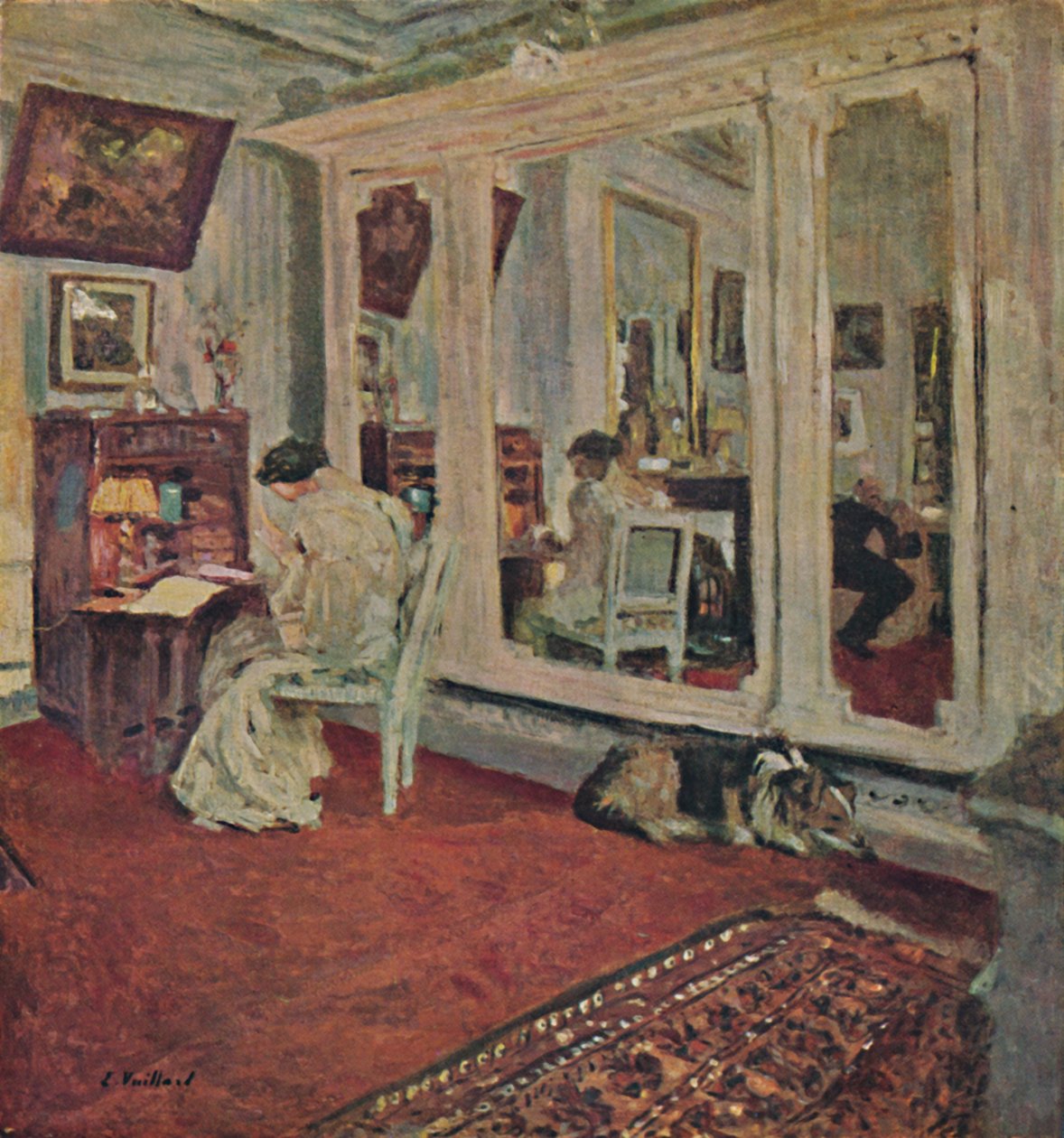 Mme Hessel, rue Rivoli Omkring 1902, c1902, 1946 af Edouard Vuillard