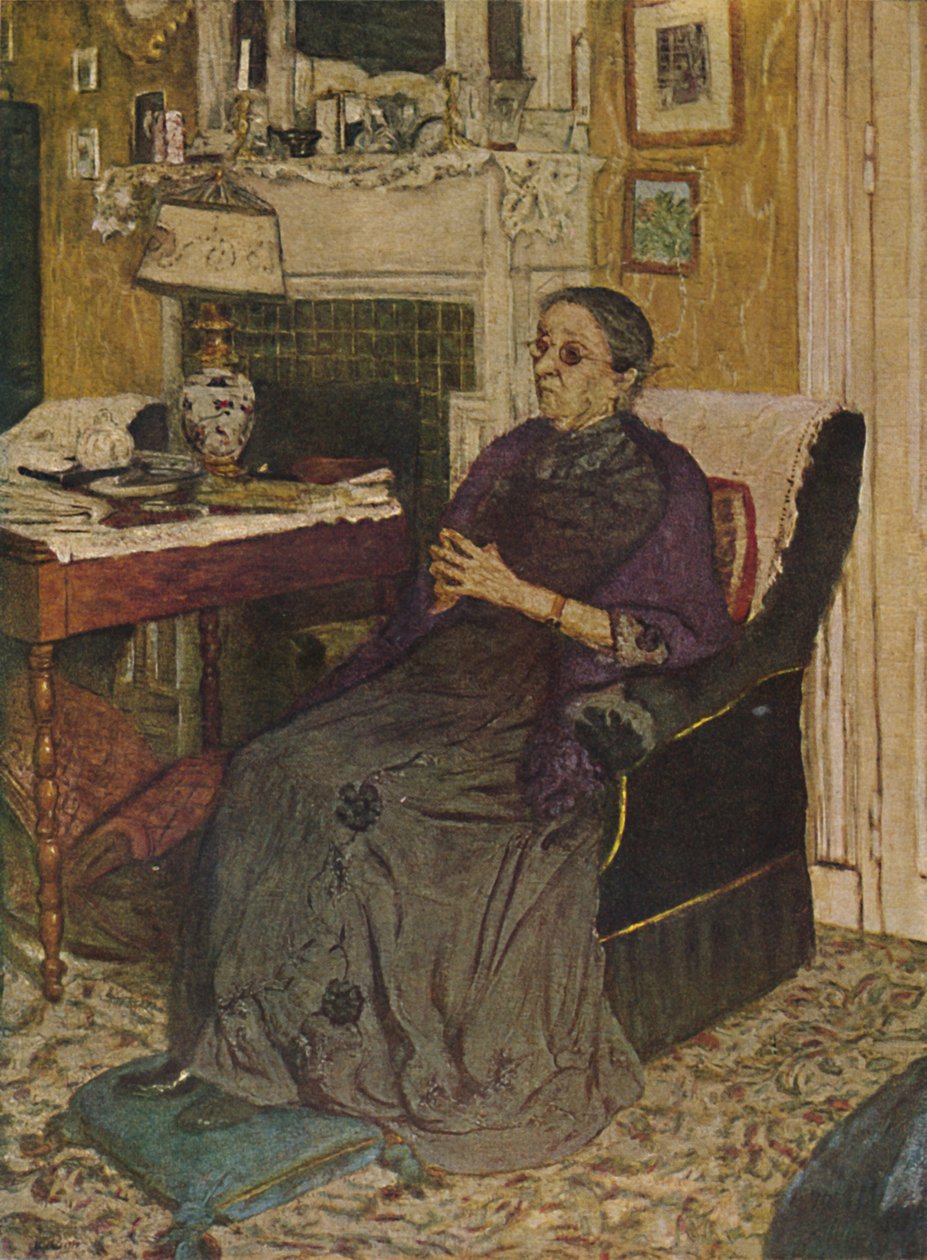 Fru Kapferer 1919, 1919, 1946 af Edouard Vuillard