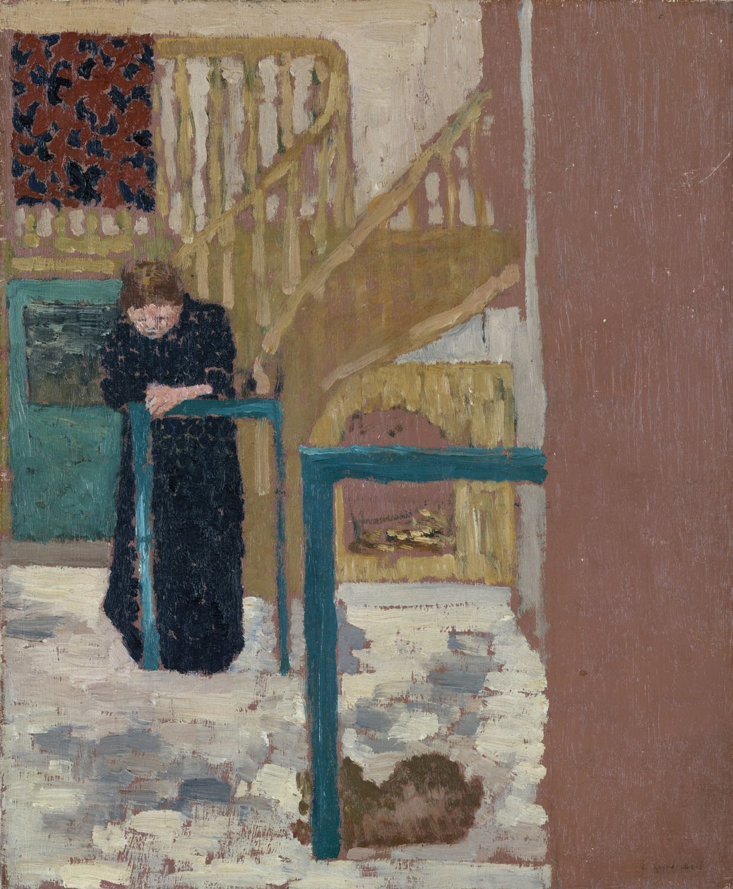 Mme Vuillard i et Scenografstudie, 1893-94 af Edouard Vuillard