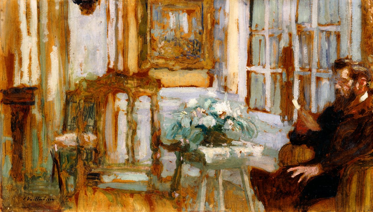 Monsieur Arthur Fontaine i sin stue, 1904 af Edouard Vuillard