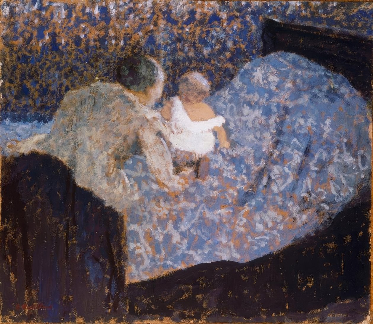 mor og barn af Edouard Vuillard