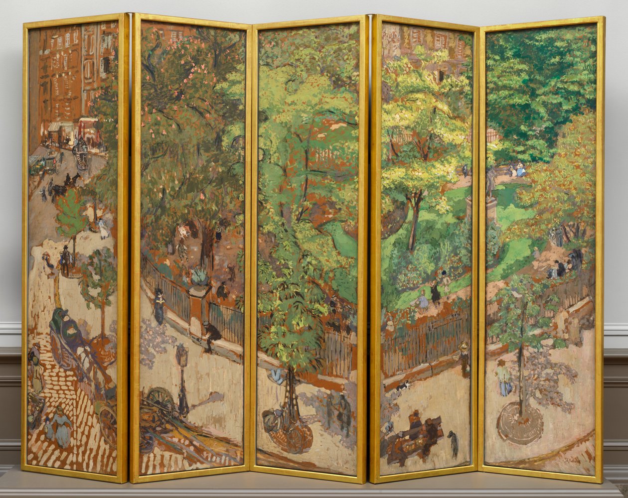 Ventimiglia-pladsen af Edouard Vuillard