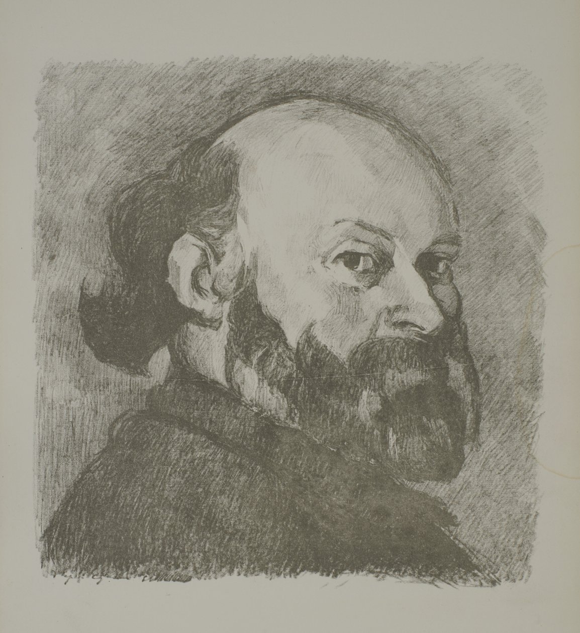 Portræt af Cézanne af Edouard Vuillard