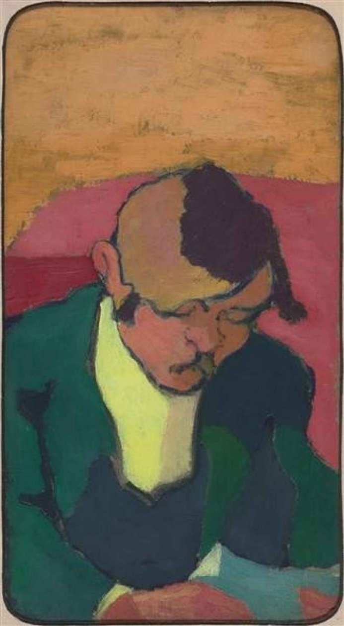 Portræt af Ker-Xavier Roussel 1867-1944, ca. 1890. af Edouard Vuillard