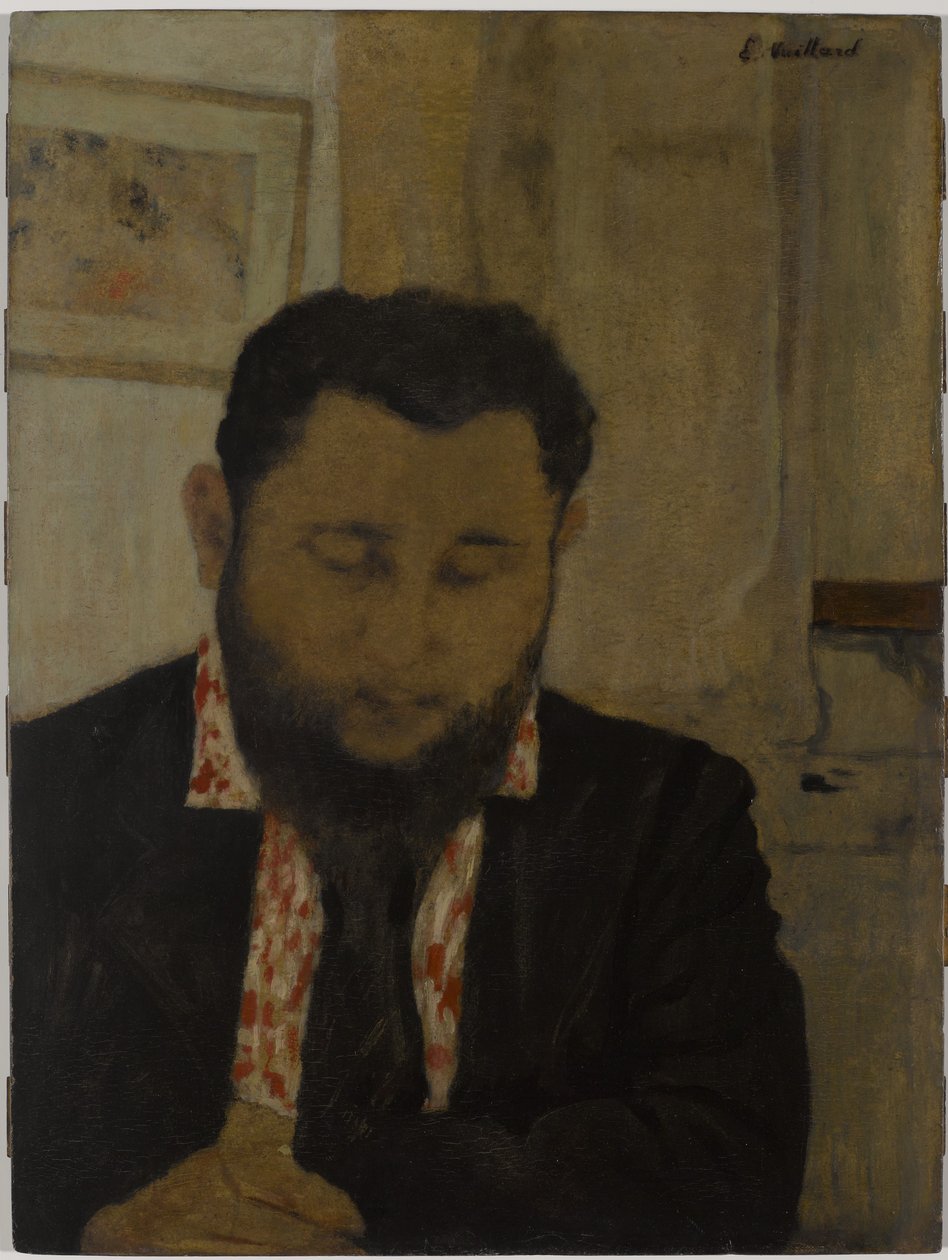 Portræt af Thadée Natanson, 1897 (olie på pap monteret på panel) af Edouard Vuillard