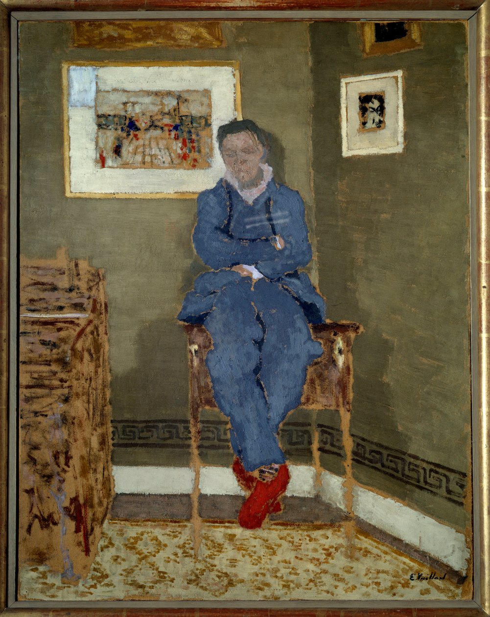 Portræt af maleren Felix Vallotton (1865-1925) af Edouard Vuillard