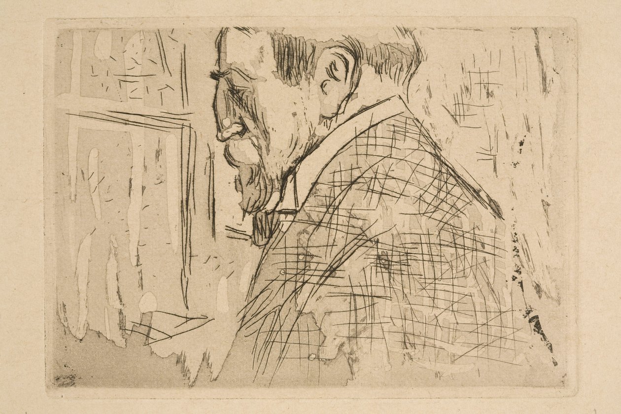 Portræt af Théo Van Rysselberghe af Edouard Vuillard