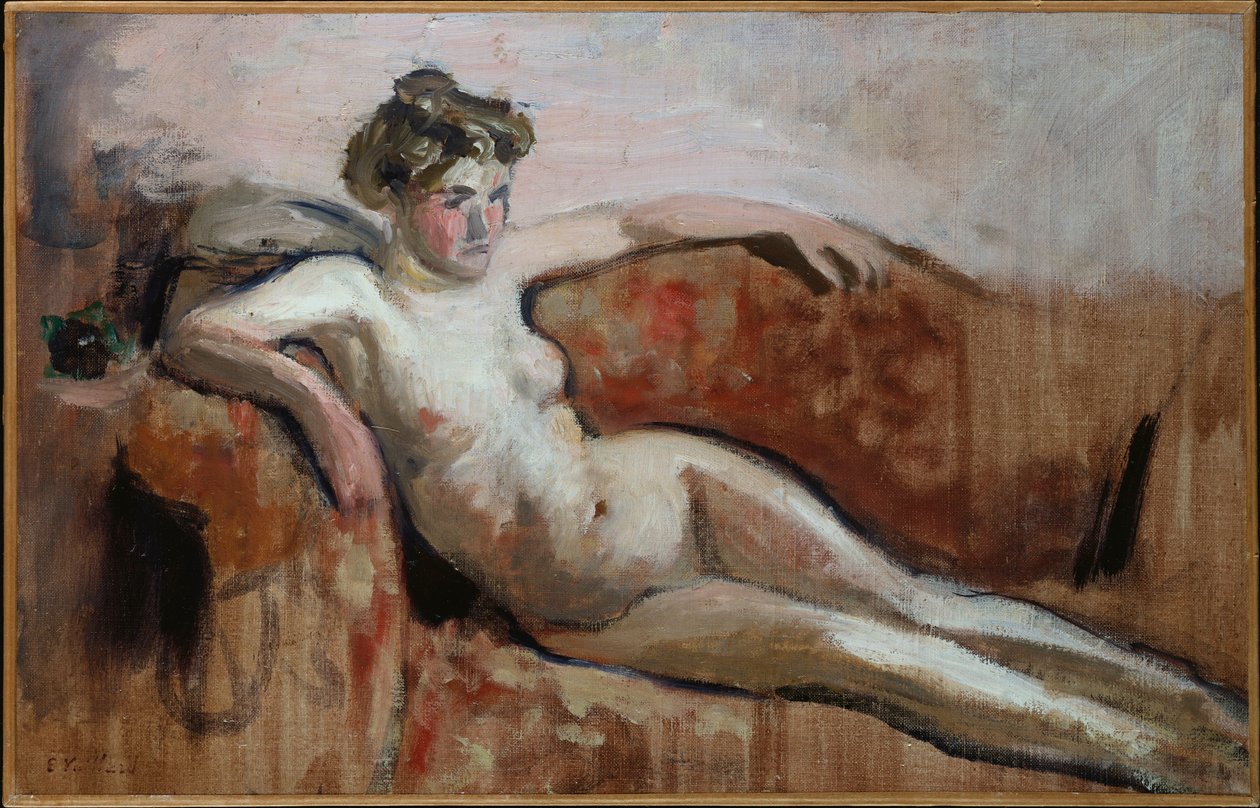Liggende nøgen, c.1919-20 af Edouard Vuillard