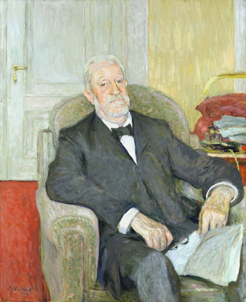 Senator Eduard Wilhelm Ludwig Heinrich Roscher (1838-1929) 1913 af Edouard Vuillard