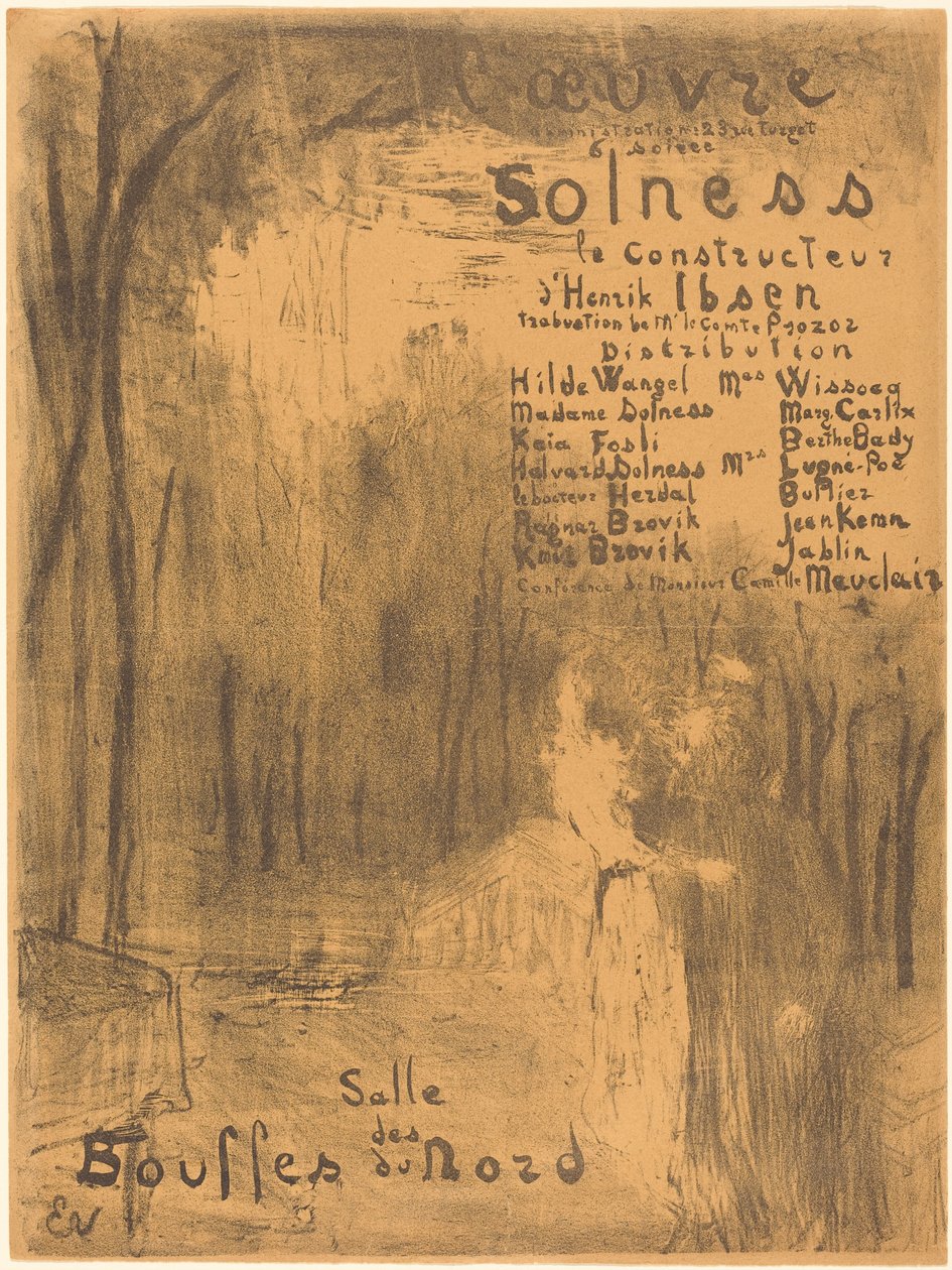 Solness der Baumeister af Edouard Vuillard
