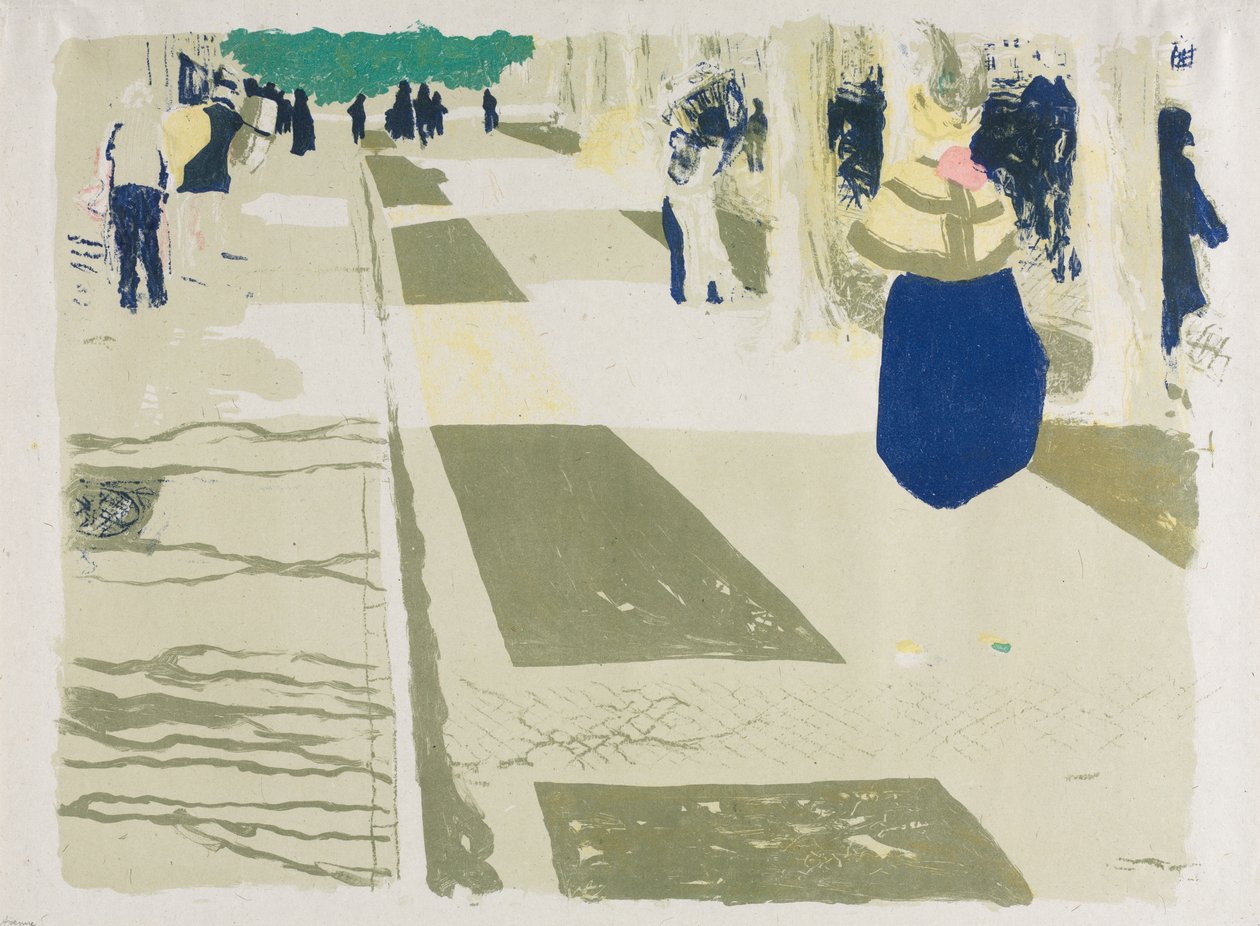 Avenue af Edouard Vuillard