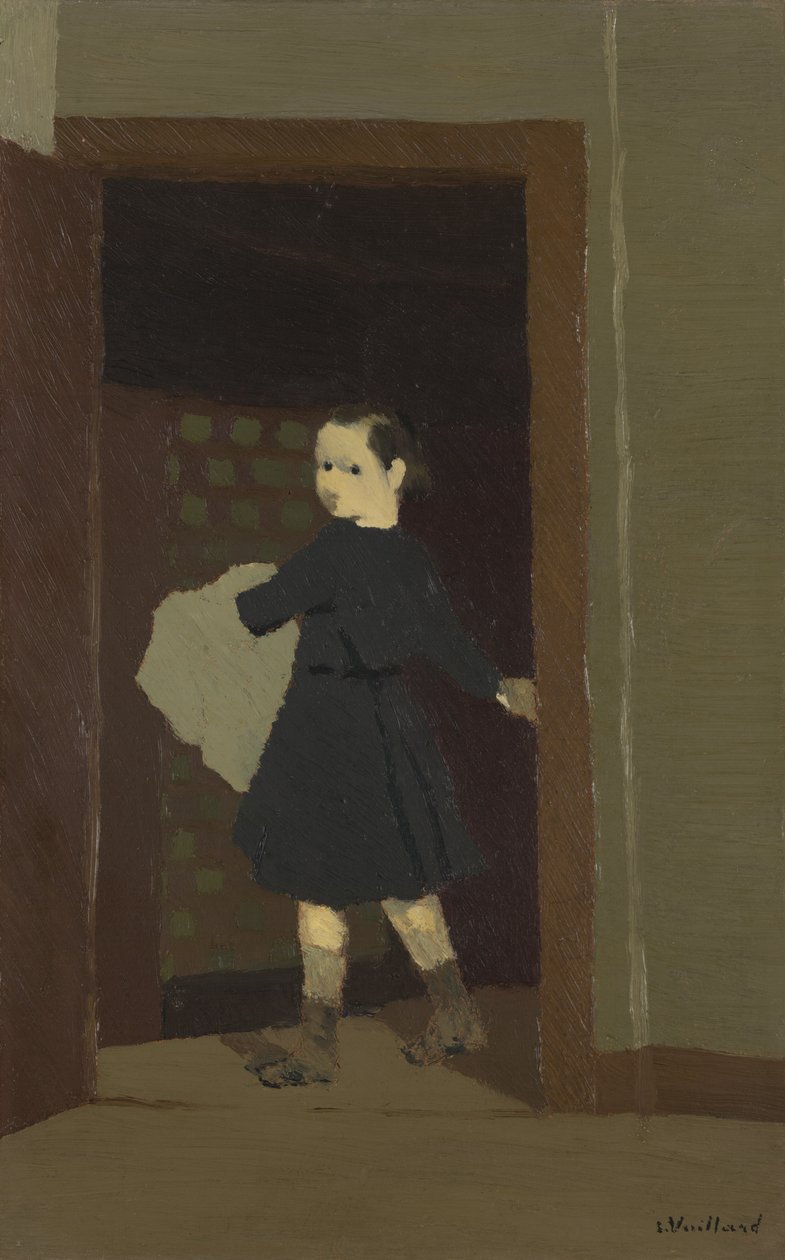 Barnet ved døren, 1891-92 af Edouard Vuillard