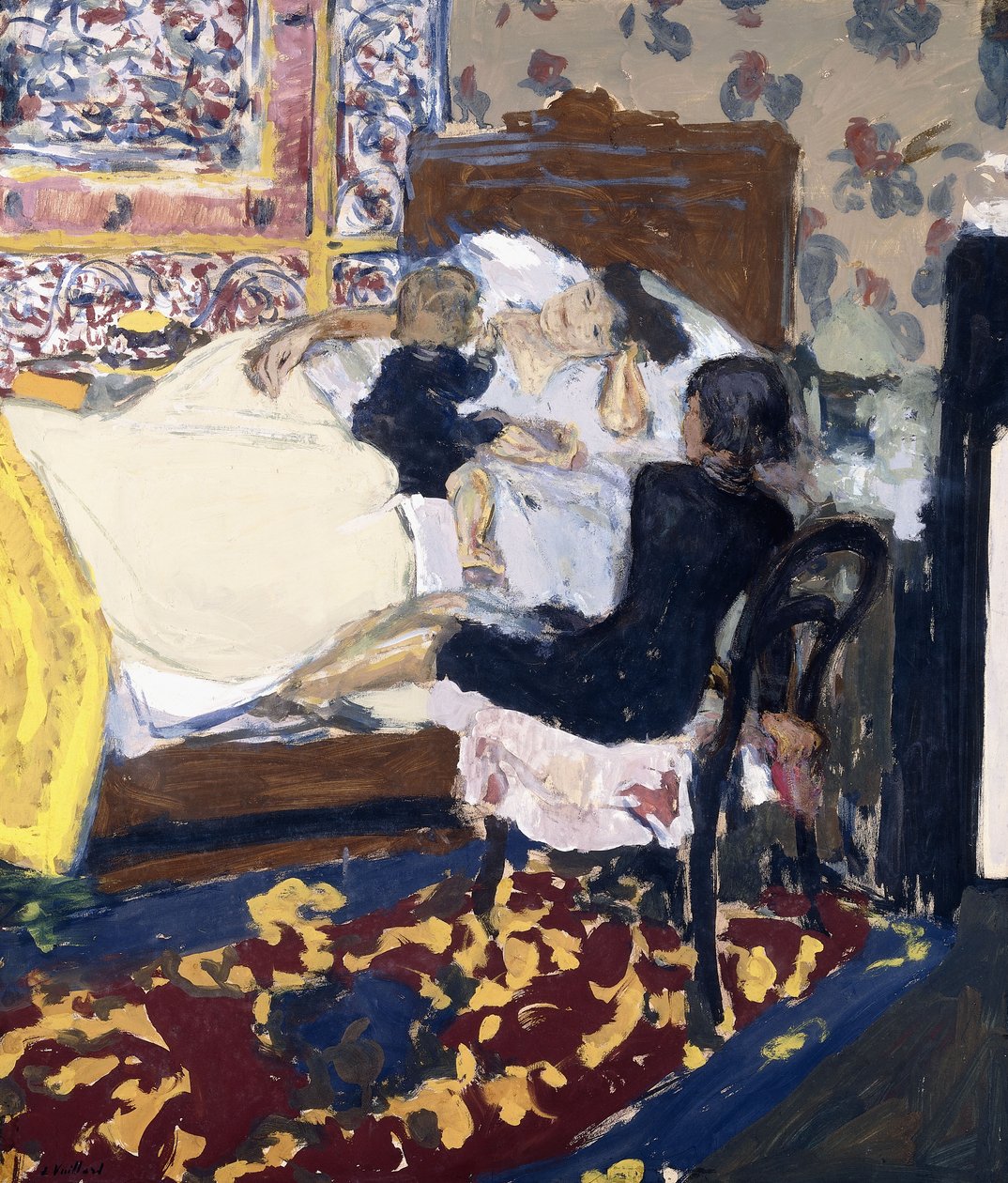 Børnene, 1909 af Edouard Vuillard