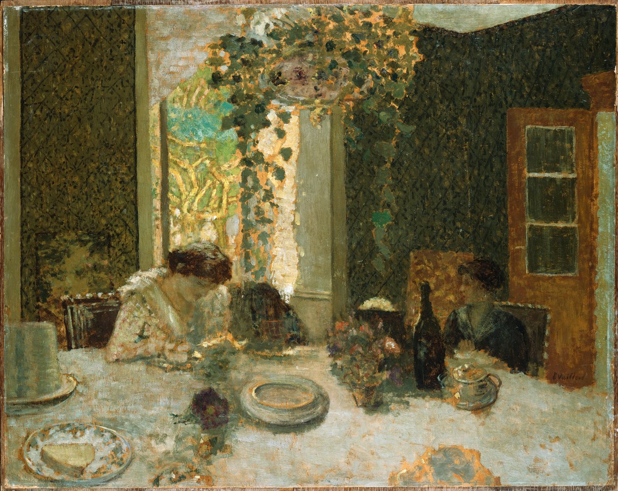 Spisestuen, ca.1900 af Edouard Vuillard