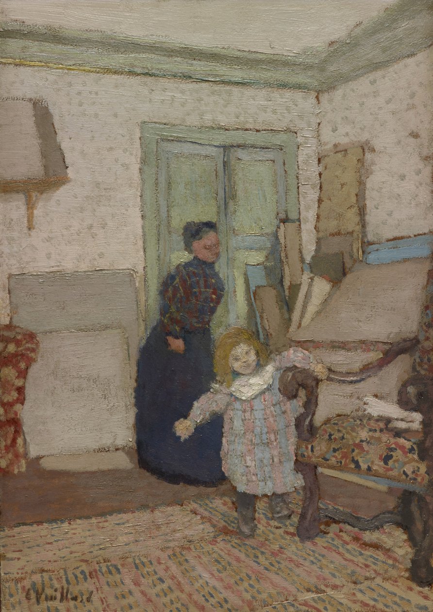 De første skridt af Edouard Vuillard