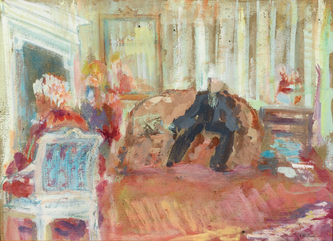 Die Wohnung der Hessels, Rue de Rivoli, Paris af Edouard Vuillard