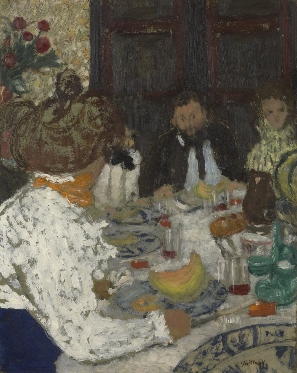 Frokosten, ca. 1895 af Edouard Vuillard