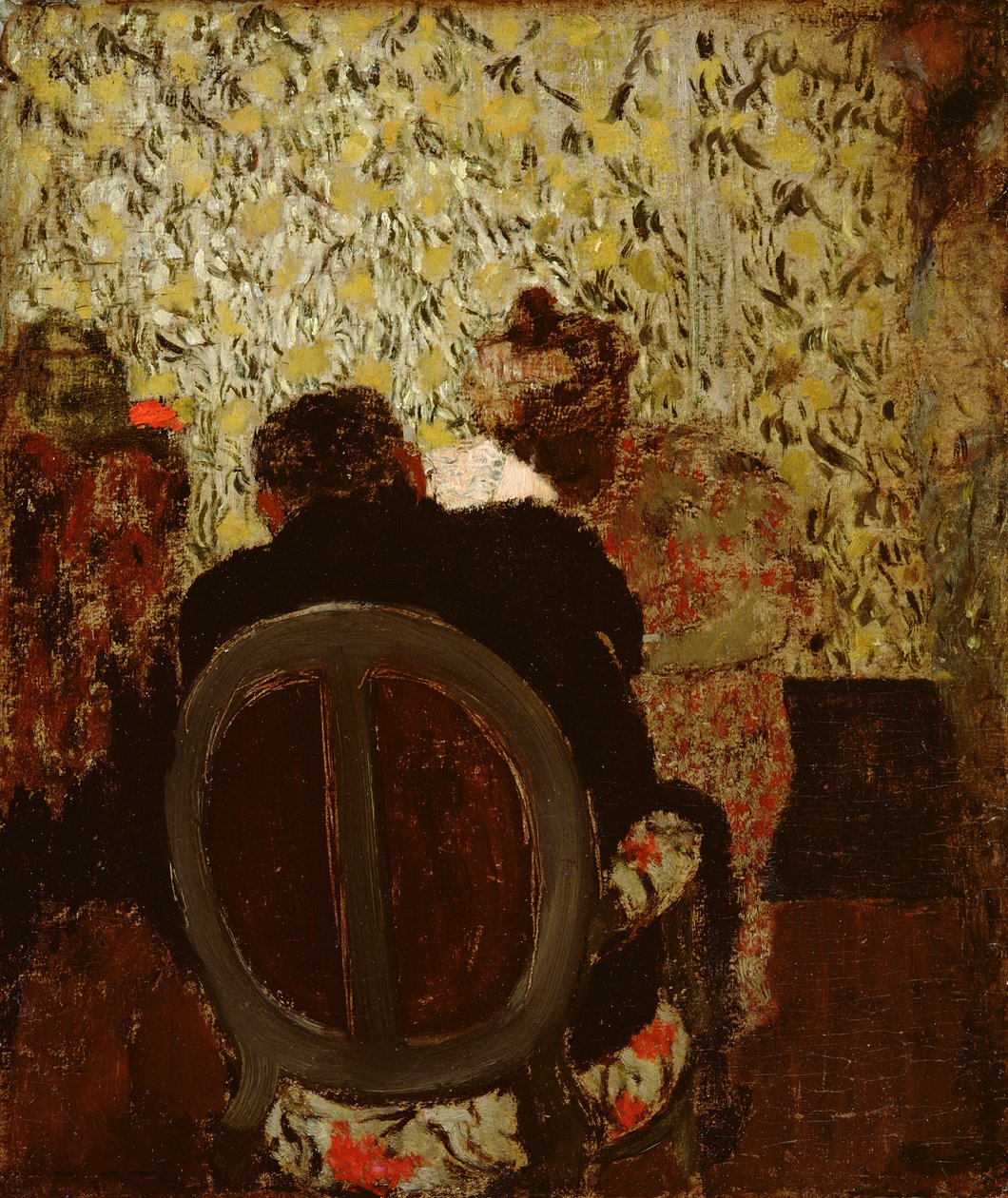 The Manicure, 1897 (olie på kort) af Edouard Vuillard