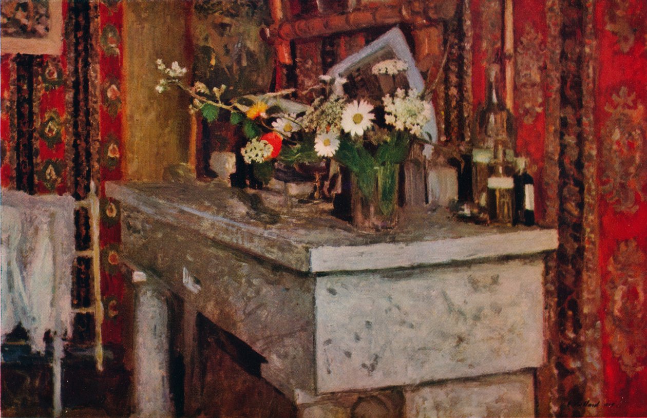 The Mantelpiece, 1905 af Edouard Vuillard
