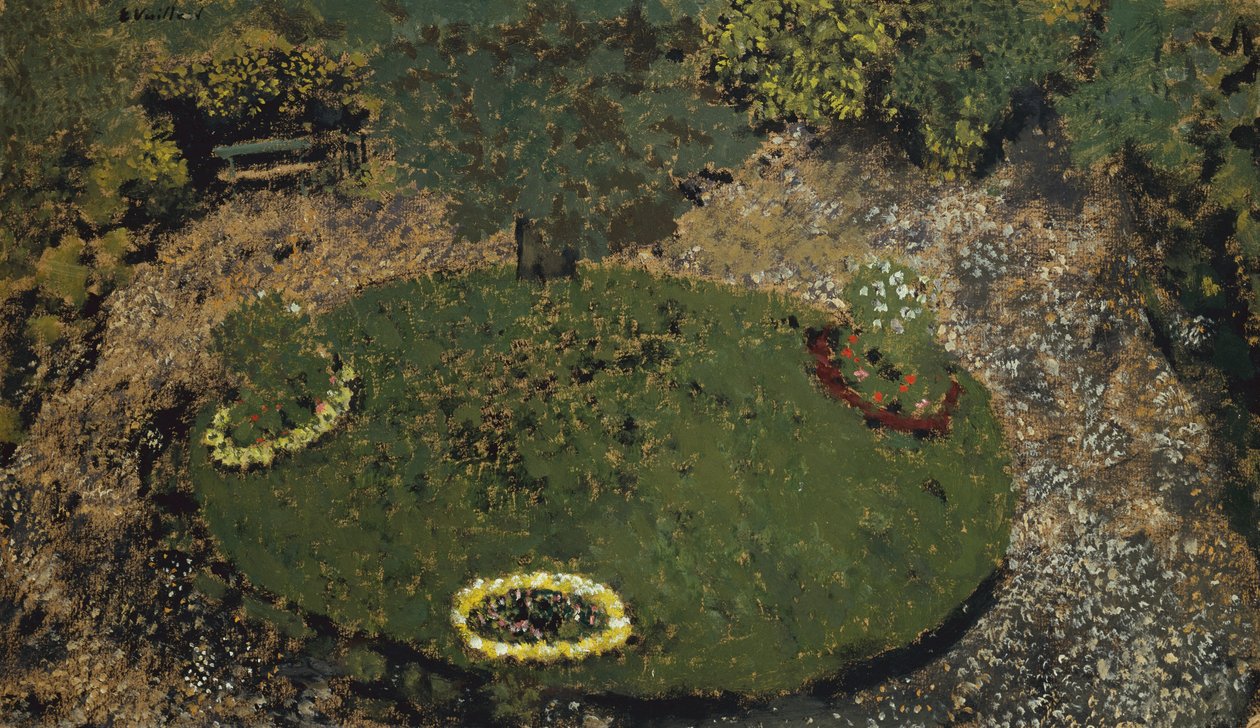 Den runde græsplæne af Edouard Vuillard