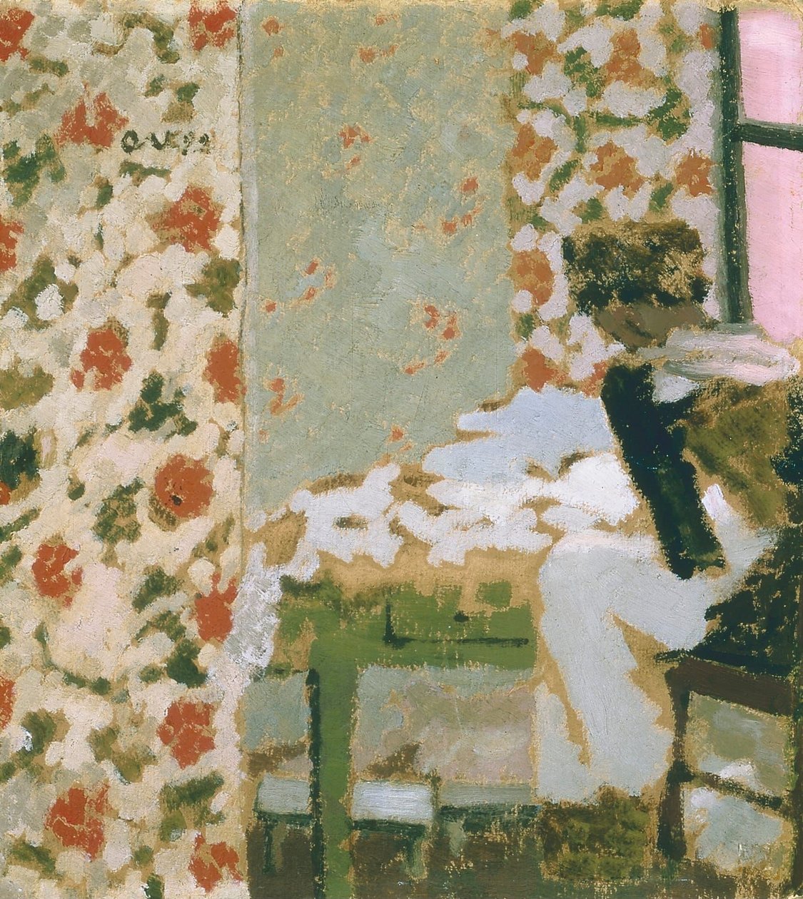 Die Näherin af Edouard Vuillard