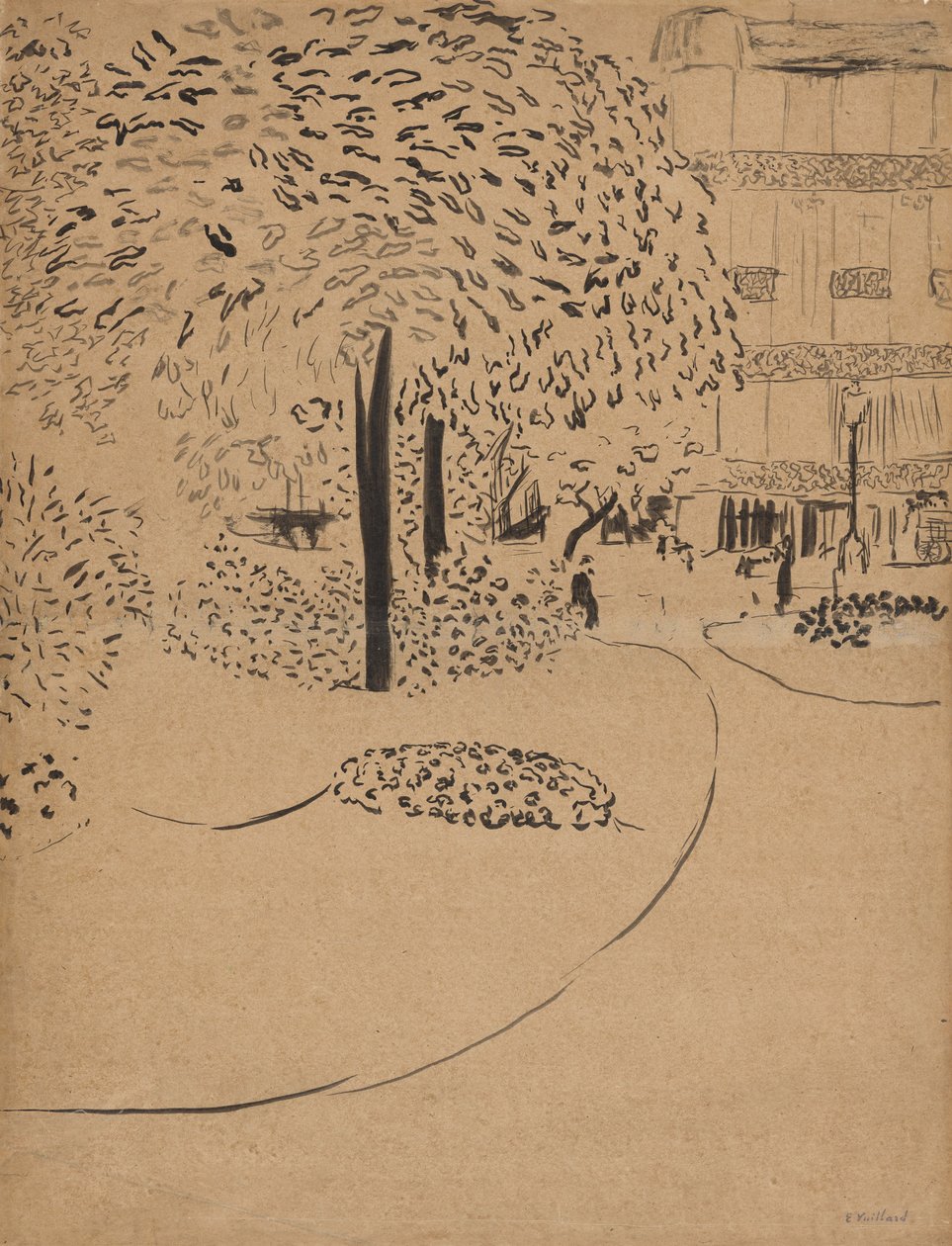 Torvet, 1910. af Edouard Vuillard