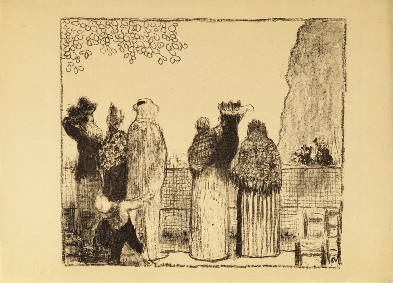 Tuilerierne, 1895 af Edouard Vuillard