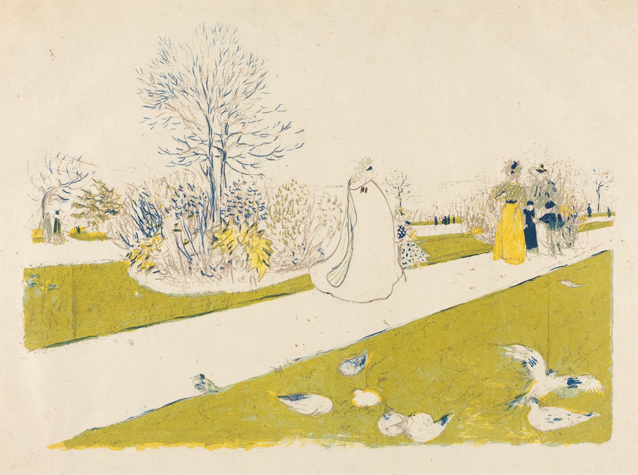 Tuilerierne af Edouard Vuillard