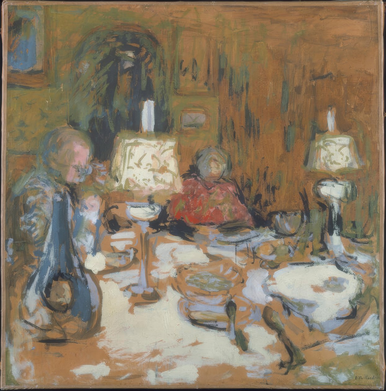 Middagen, rue de Calais af Edouard Vuillard