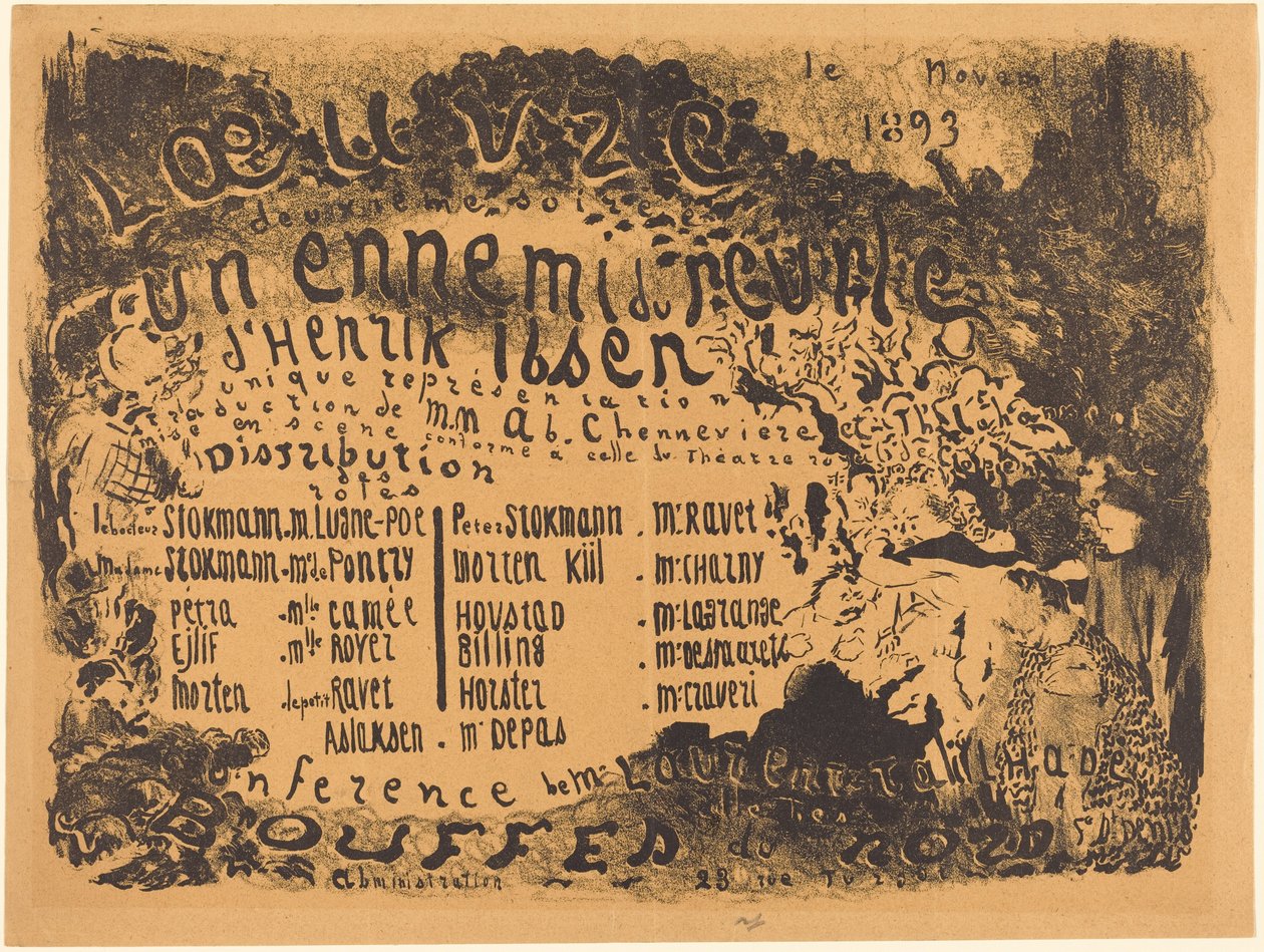 Ein Volksfeind af Edouard Vuillard