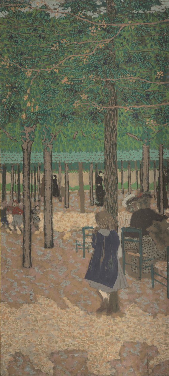 Under træerne, 1894 af Edouard Vuillard