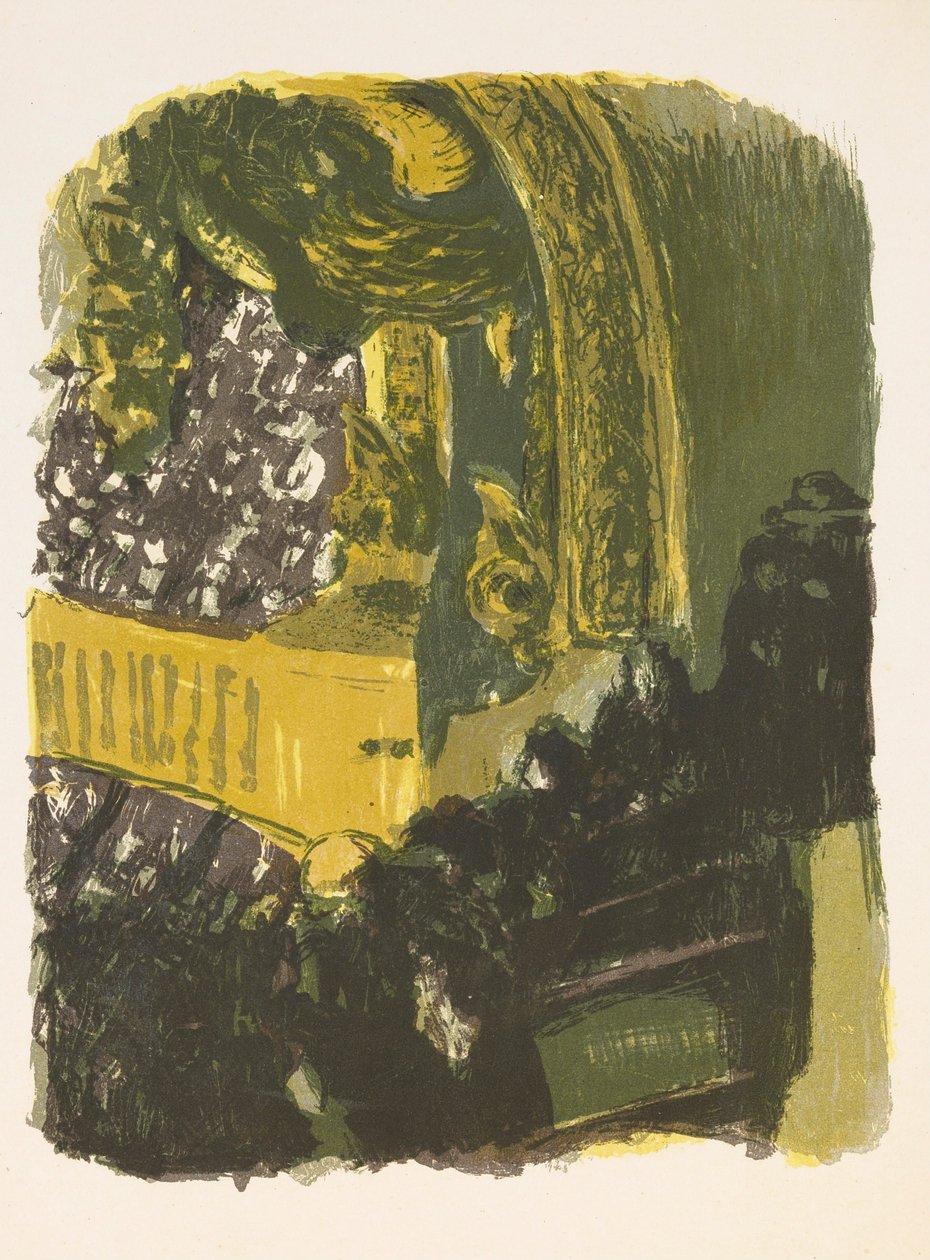 Eine Galerie im Gymnasium af Edouard Vuillard