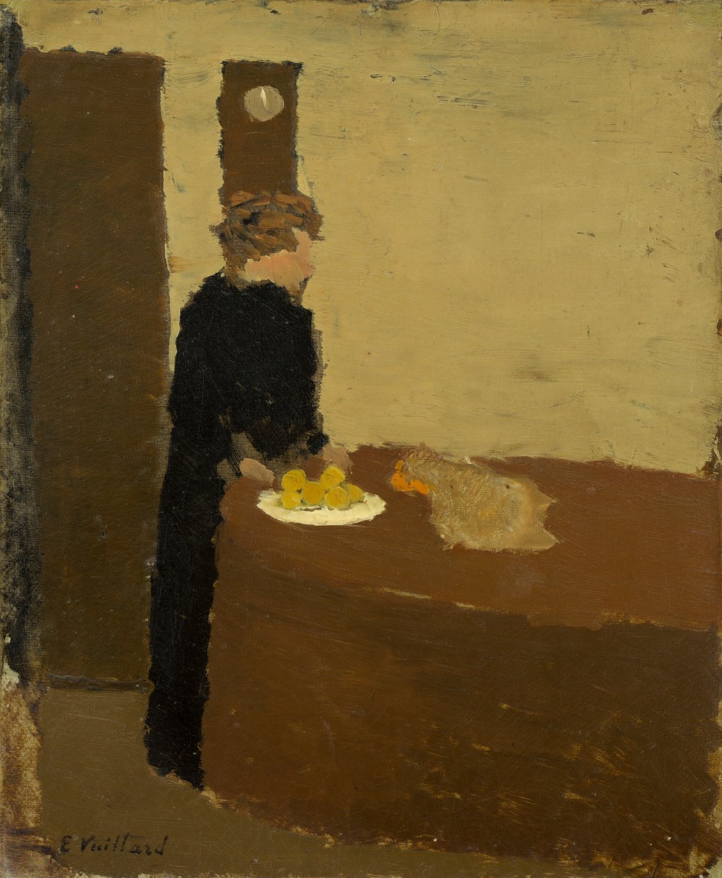 Kvinde i sort af Edouard Vuillard
