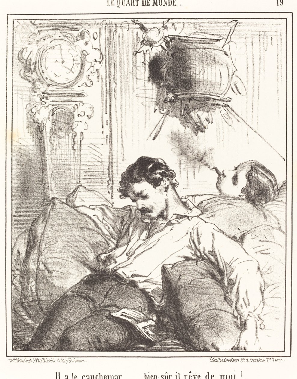 Han har et mareridt... af Edouard de Beaumont
