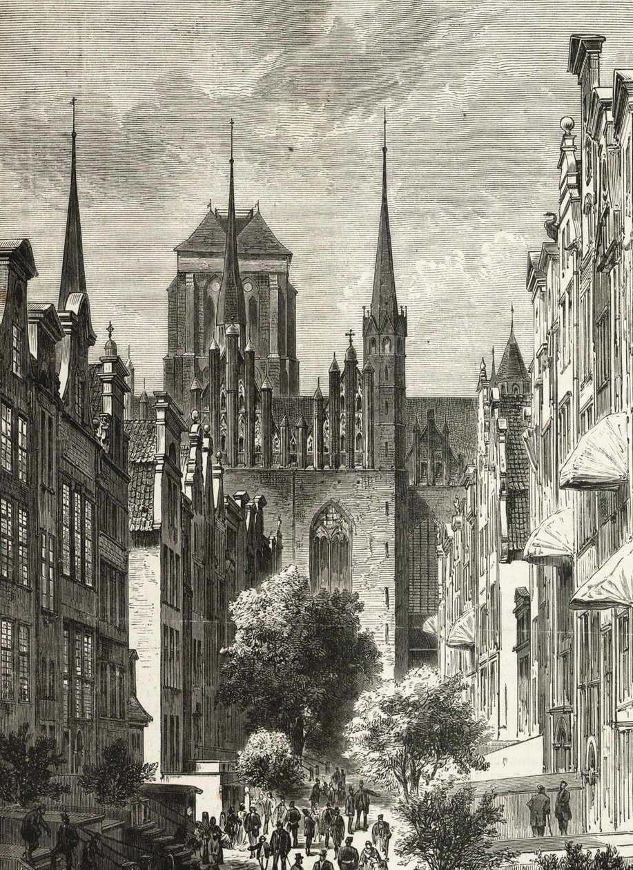 Bagsiden af ​​Jomfru Marias Kirke af Eduard Hallberger