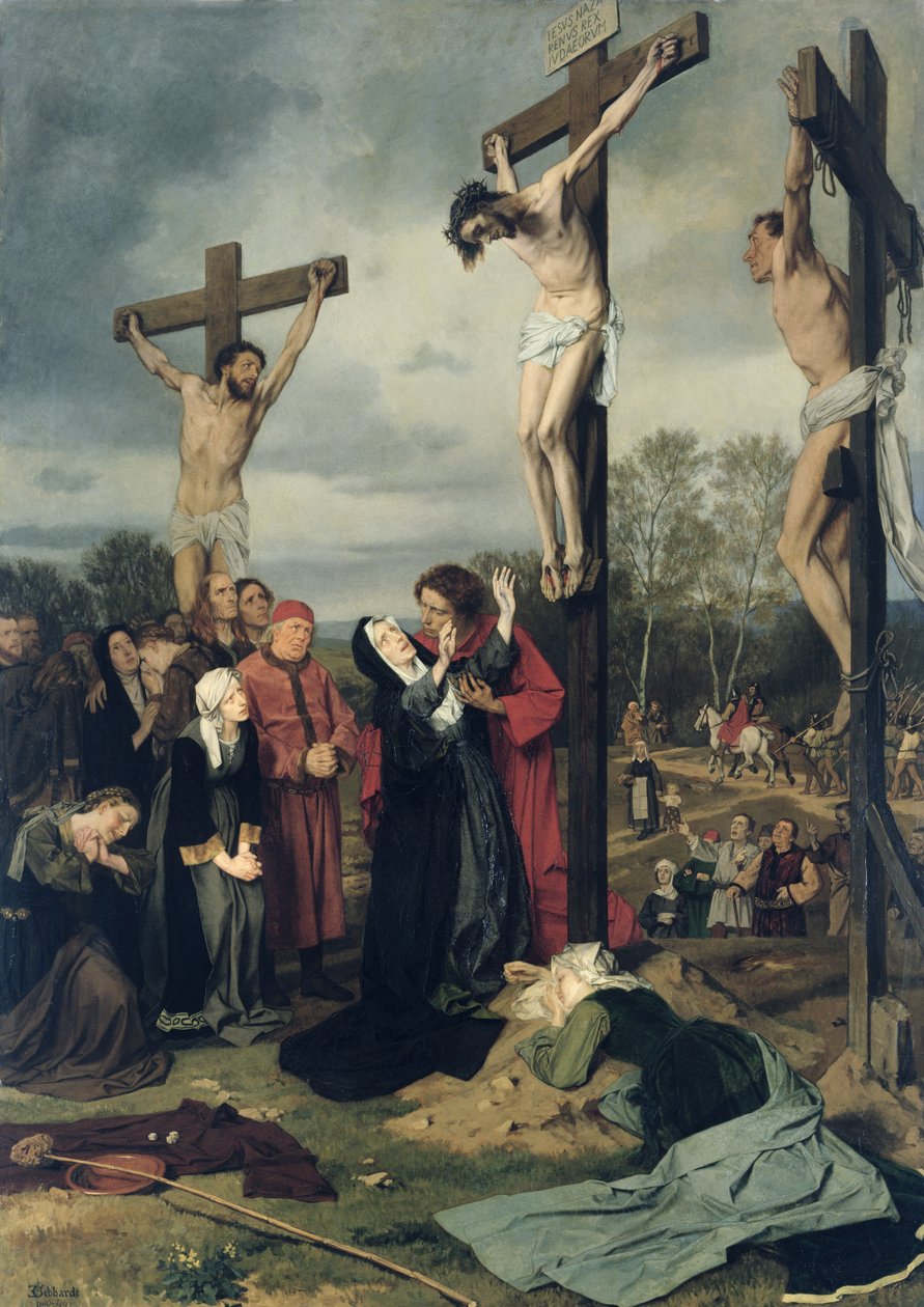 Korsfæstelse, 1873 af Eduard Karl Franz von Gebhardt