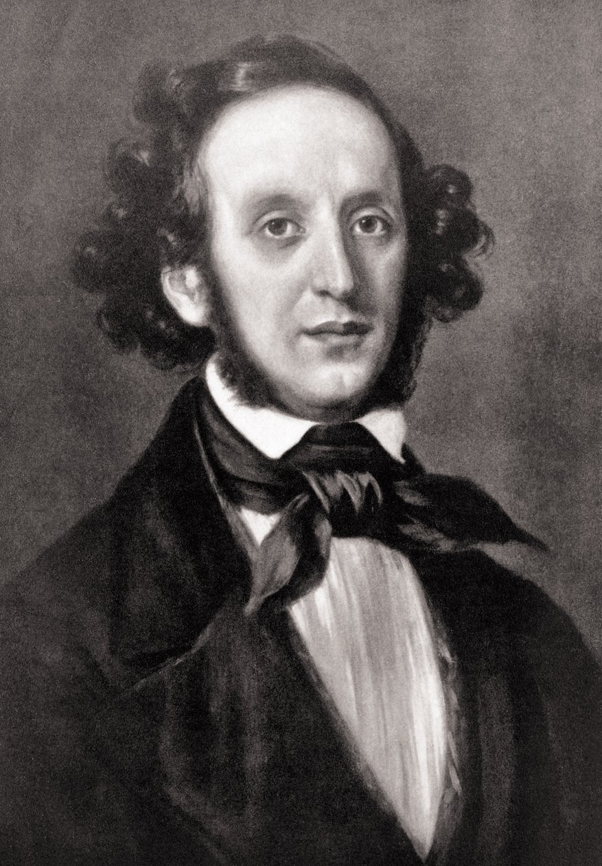Felix Mendelssohn af Eduard Magnus