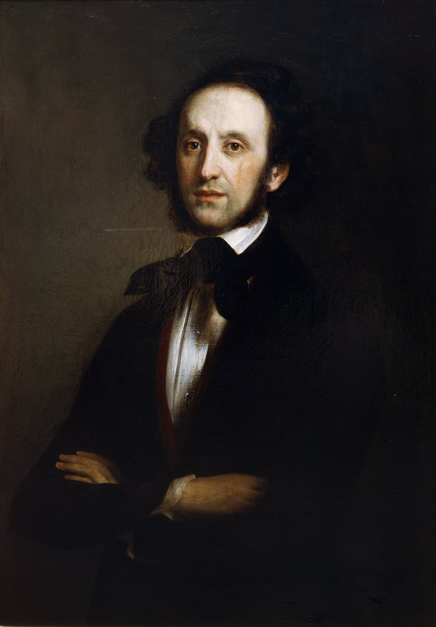 Felix Mendelssohn af Eduard Magnus