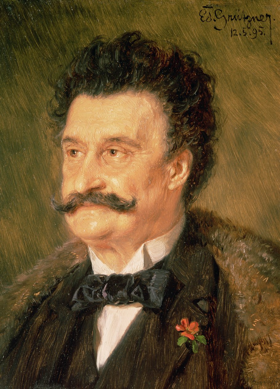 Johann Strauss den Yngre, 1895 af Eduard von Grutzner