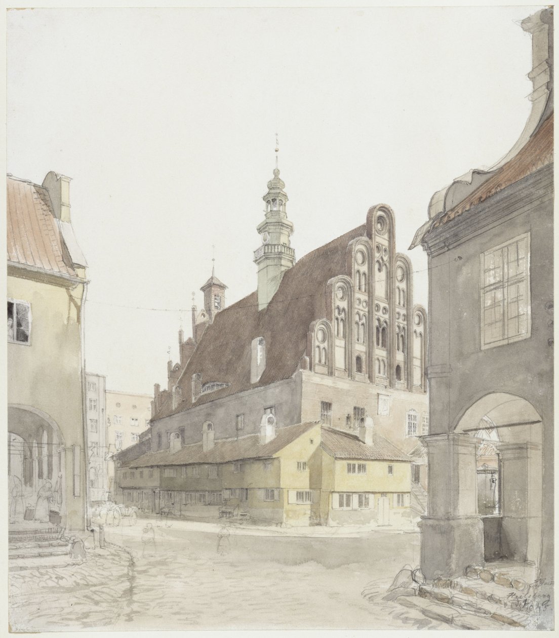 Rådhuset i Heilsberg af Eduard Gaertner