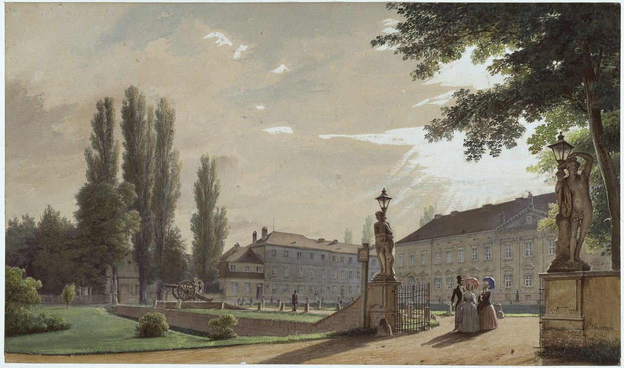 Bellevue Slot af Eduard Gaertner