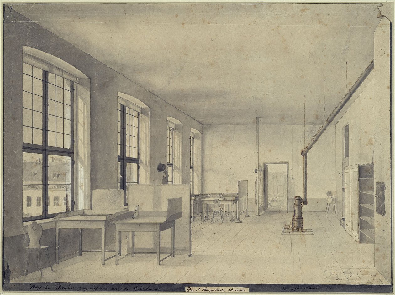 Tegnesal af Eduard Gaertner