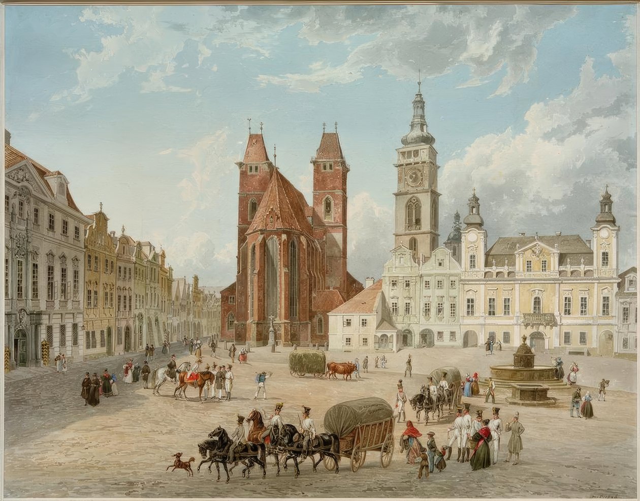 Königgrätz / Hradec Králové (Nordostböhmen, Tschechien), af Eduard Gurk