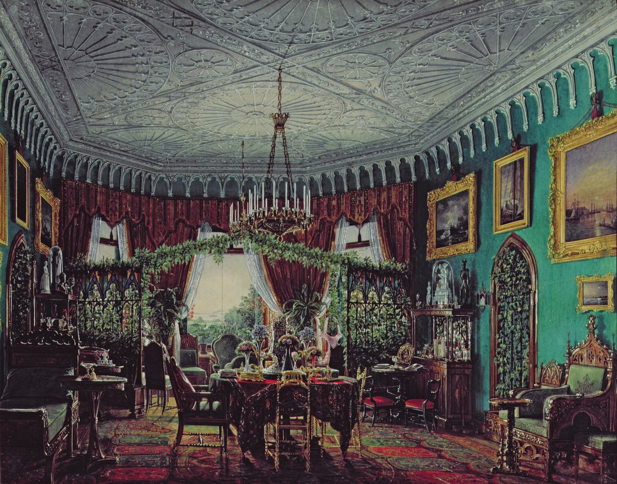 Tegnestue af kejserinde Alexandra Feodorovna (1798-1860) 1850