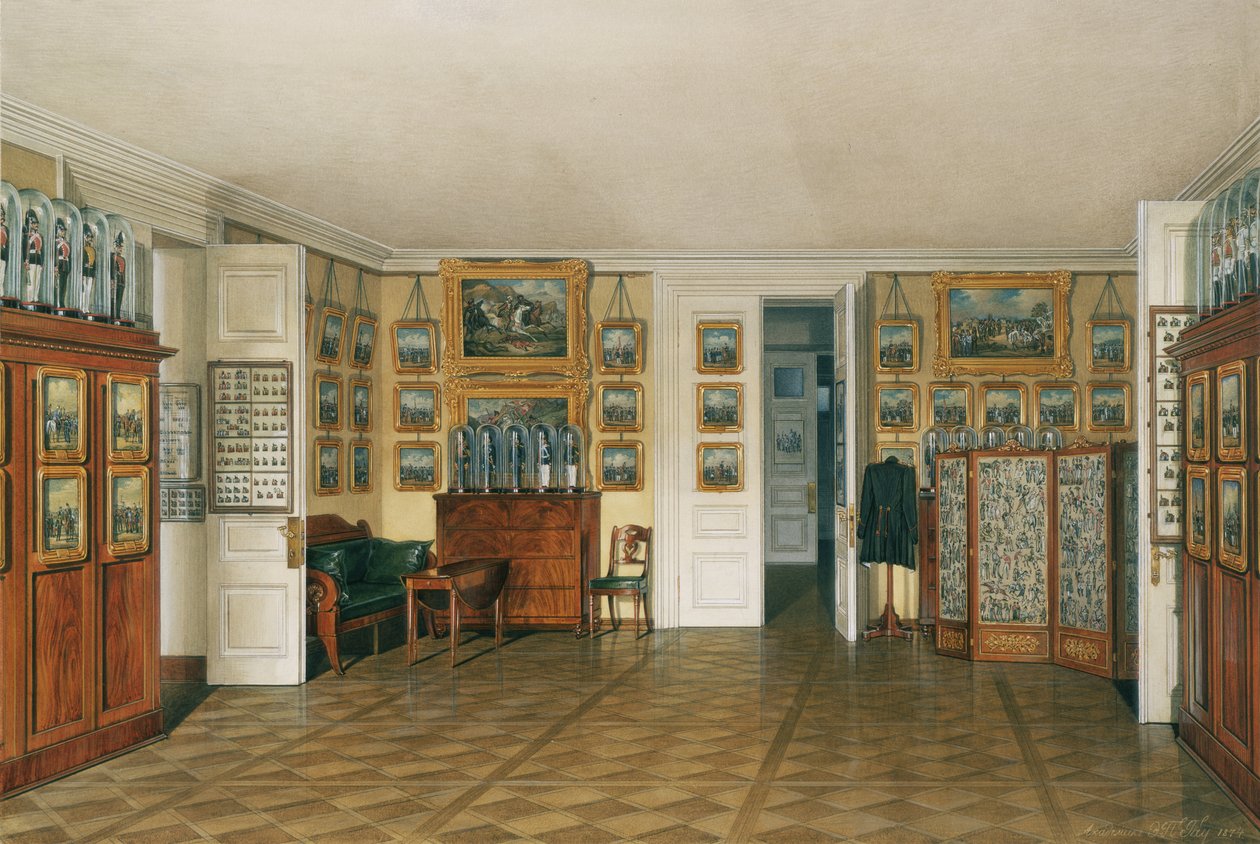 Interiør af Vinterpaladset. Kejser Alexander II