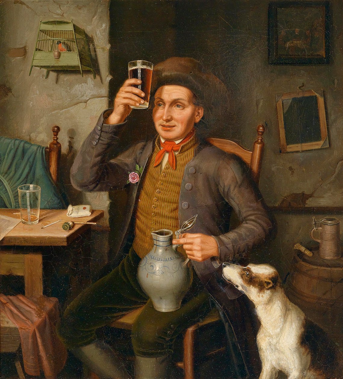 Et godt fald af Eduard Hermann Lotz