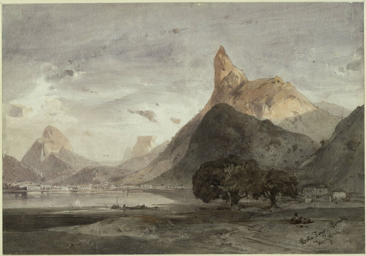 Botafogo i Rio de Janeiro af Eduard Hildebrandt