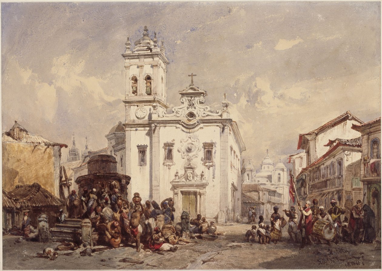 Sankt Rita-kirken, Rio de Janeiro af Eduard Hildebrandt